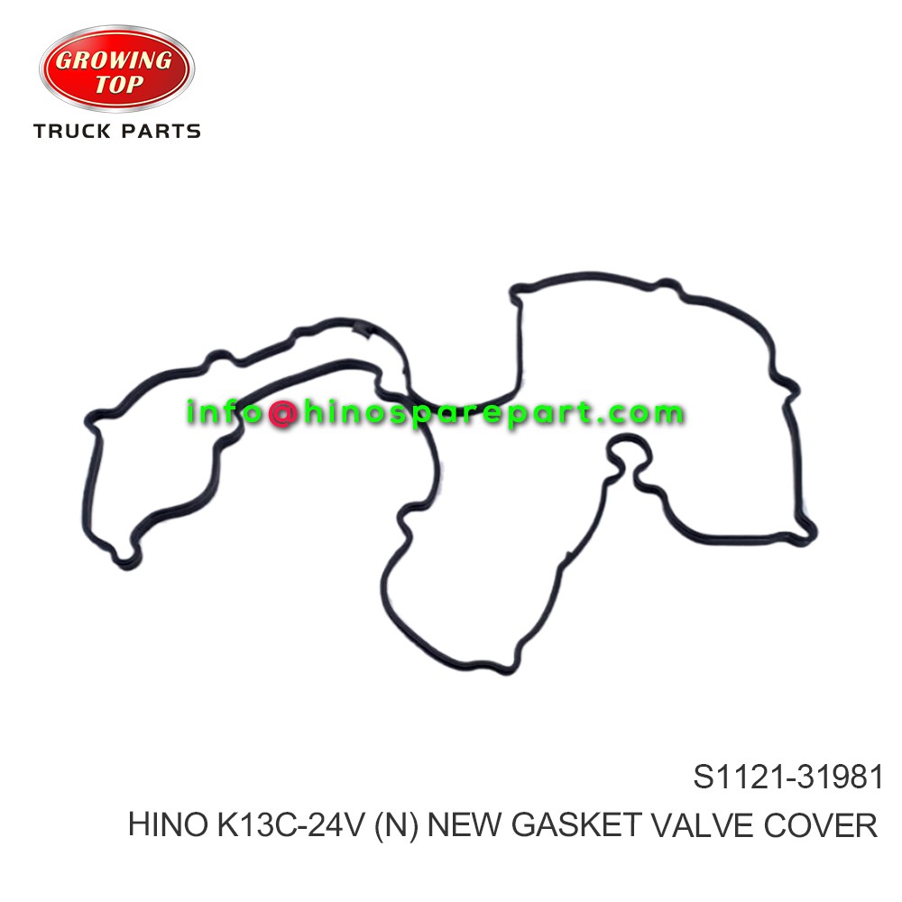 HINO K13C-TV K13C-24V (N) NEW GASKET VALVE COVER S1121-31981