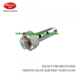 HINO700  VALVE SUB ASSY OVER FLOW  S2210-71760