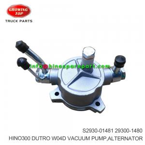 HINO300 DUTRO W04D VACUUM PUMP ALTERNATOR S2930-01481