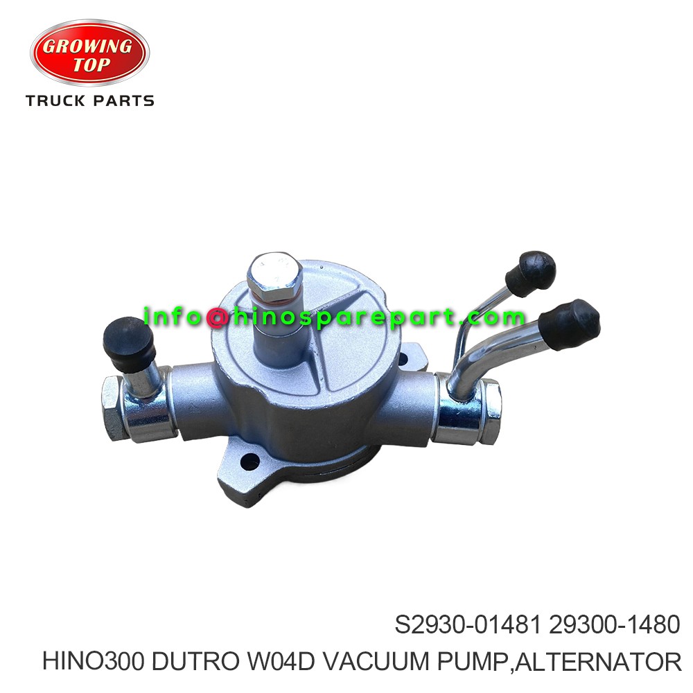 HINO300 DUTRO W04D VACUUM PUMP ALTERNATOR S2930-01481