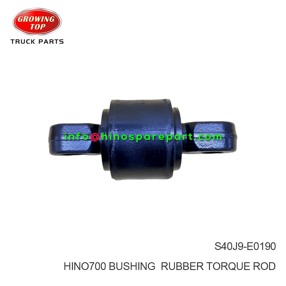 HINO700 BUSHING; RUBBER,TORQUE ROD S40J9-E0190