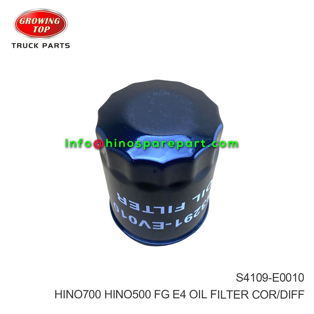 HINO700 HINO500 FG E4 OIL FILTER COR DIFF S4109-E0010