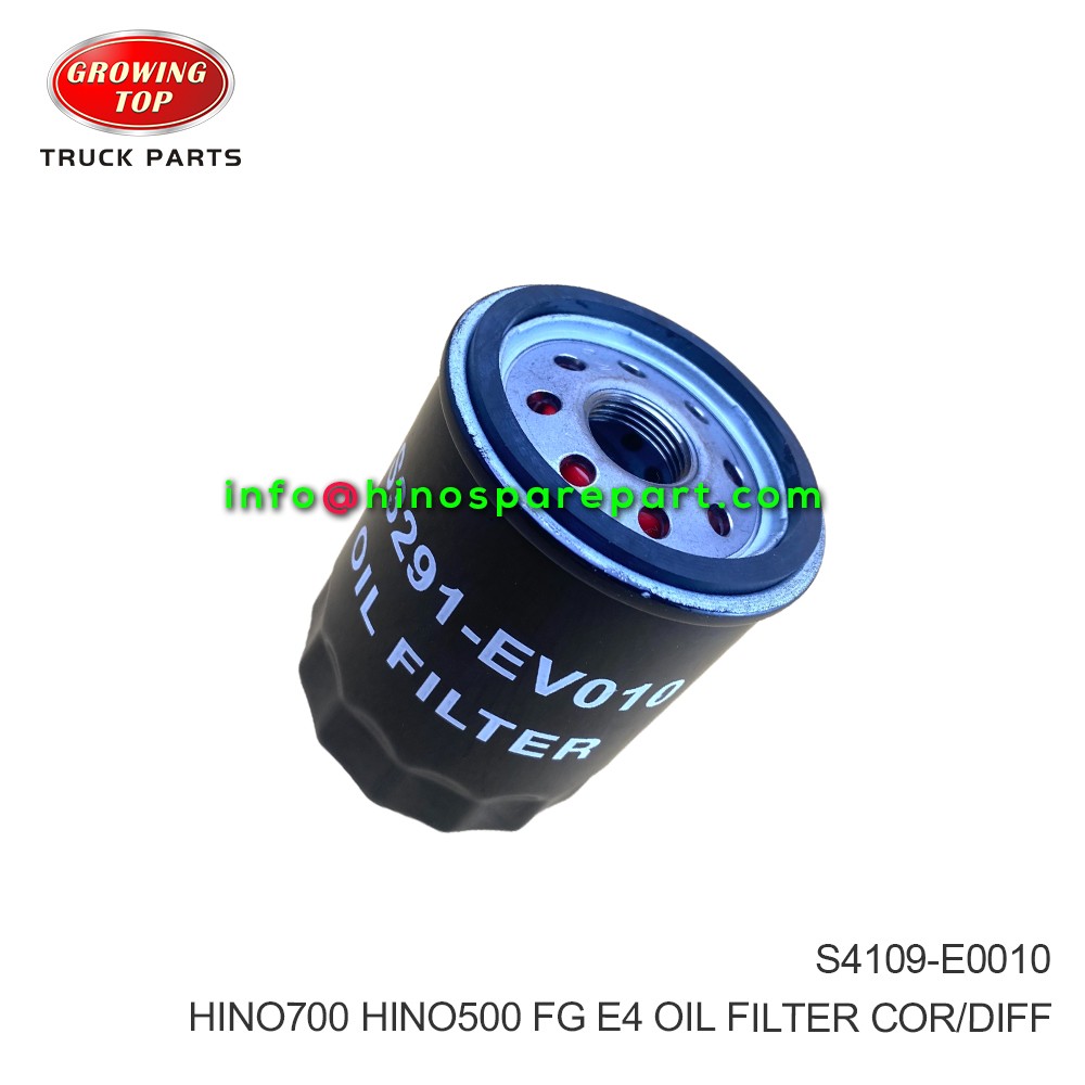 HINO700 HINO500 FG E4 OIL FILTER COR DIFF S4109-E0010