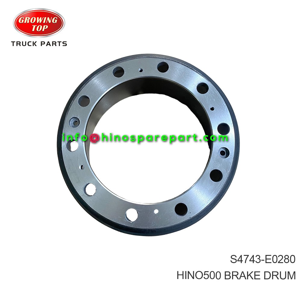 HINO500 BRAKE DRUM S4743-E0280