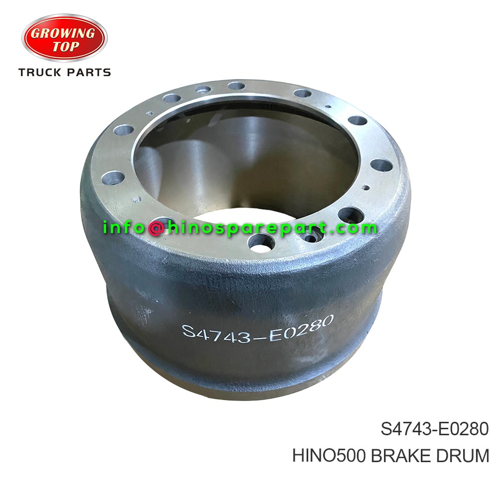 HINO500 BRAKE DRUM S4743-E0280
