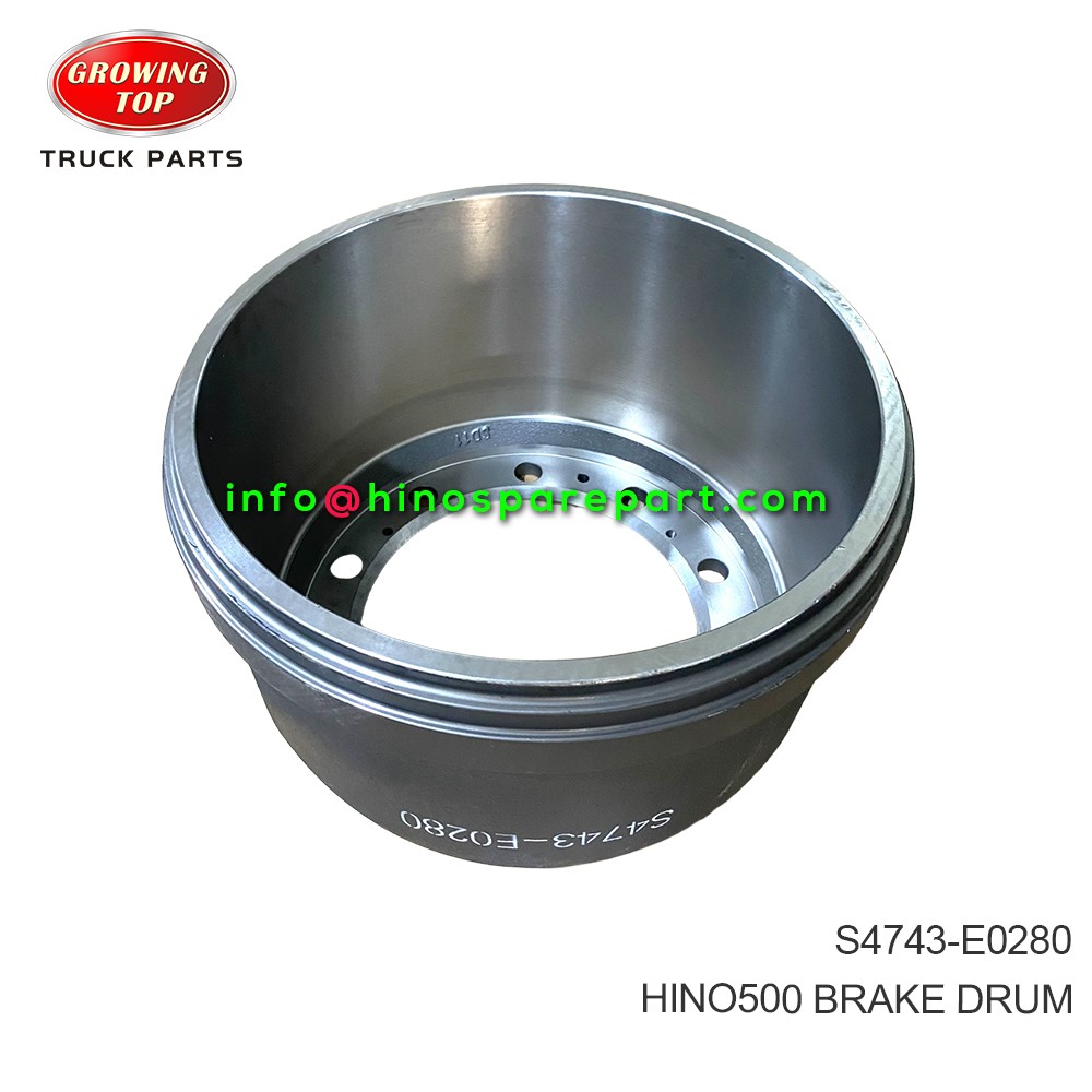 HINO500 BRAKE DRUM S4743-E0280