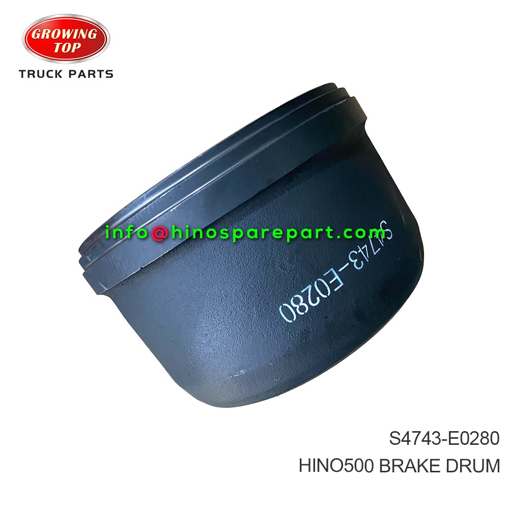 HINO500 BRAKE DRUM S4743-E0280