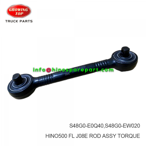 HINO500 FL J08E ROD ASSY TORQUE S48G0-E0Q40