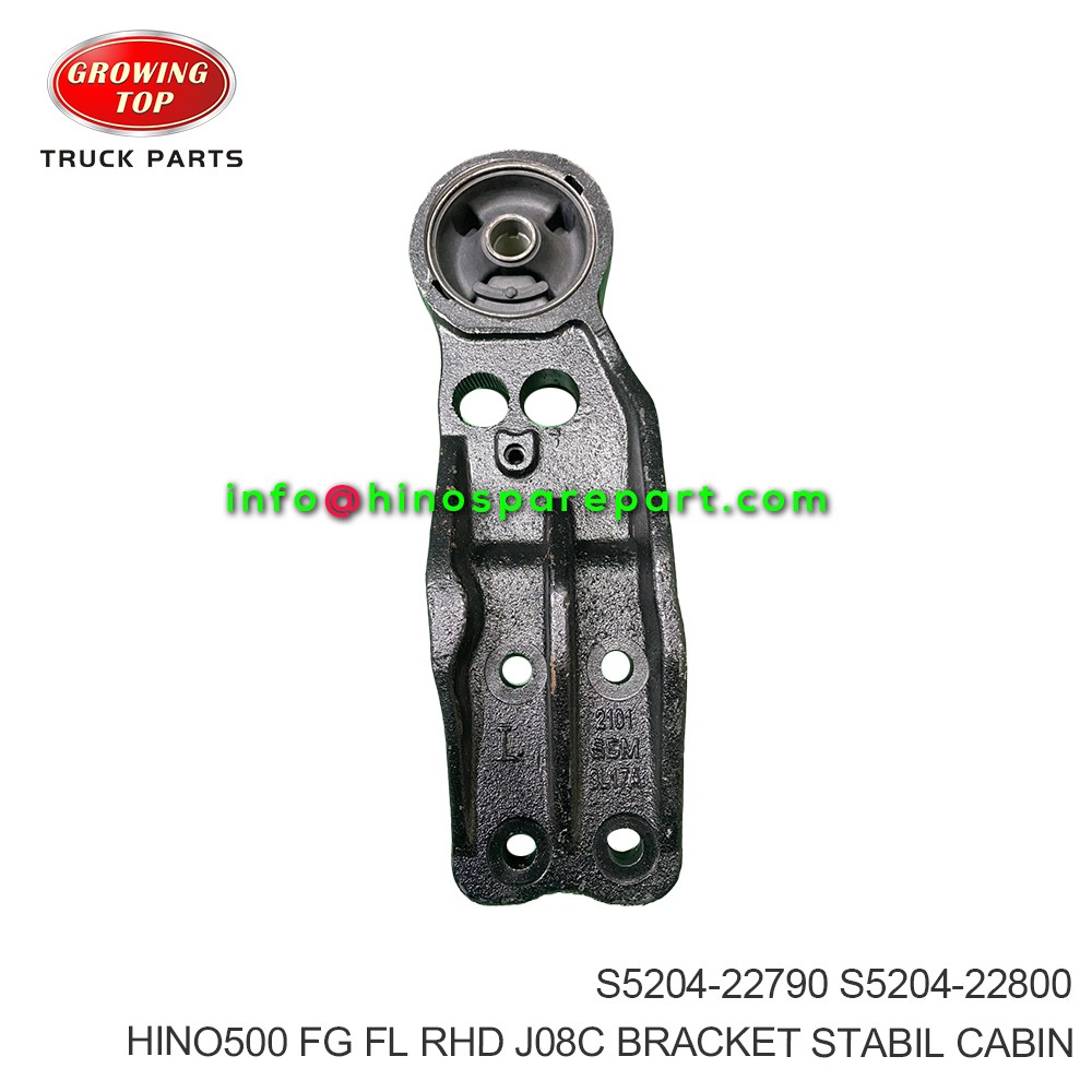 HINO500 FG FL RHD J08C BRACKET STABIL CABIN S5204-22790