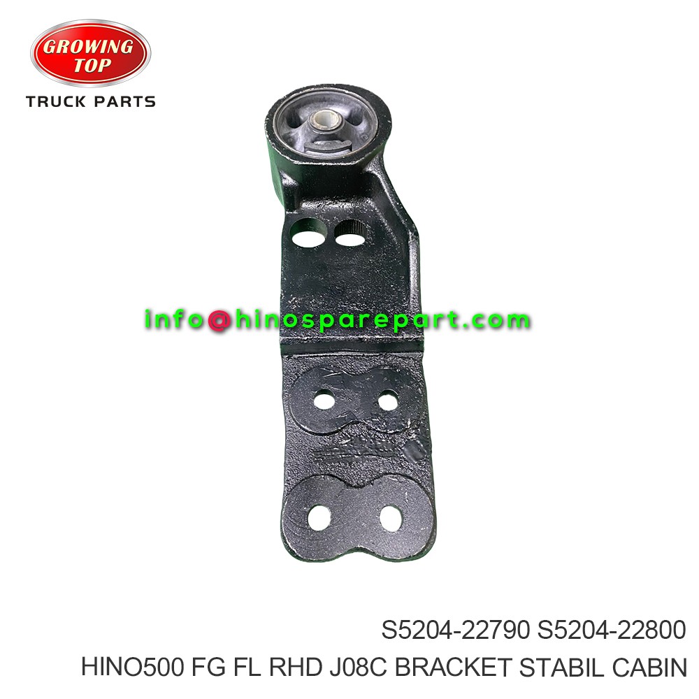 HINO500 FG FL RHD J08C BRACKET STABIL CABIN S5204-22790