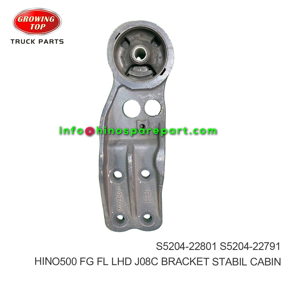 HINO500 FG FL LHD J08C BRACKET STABIL CABIN S5204-22801
