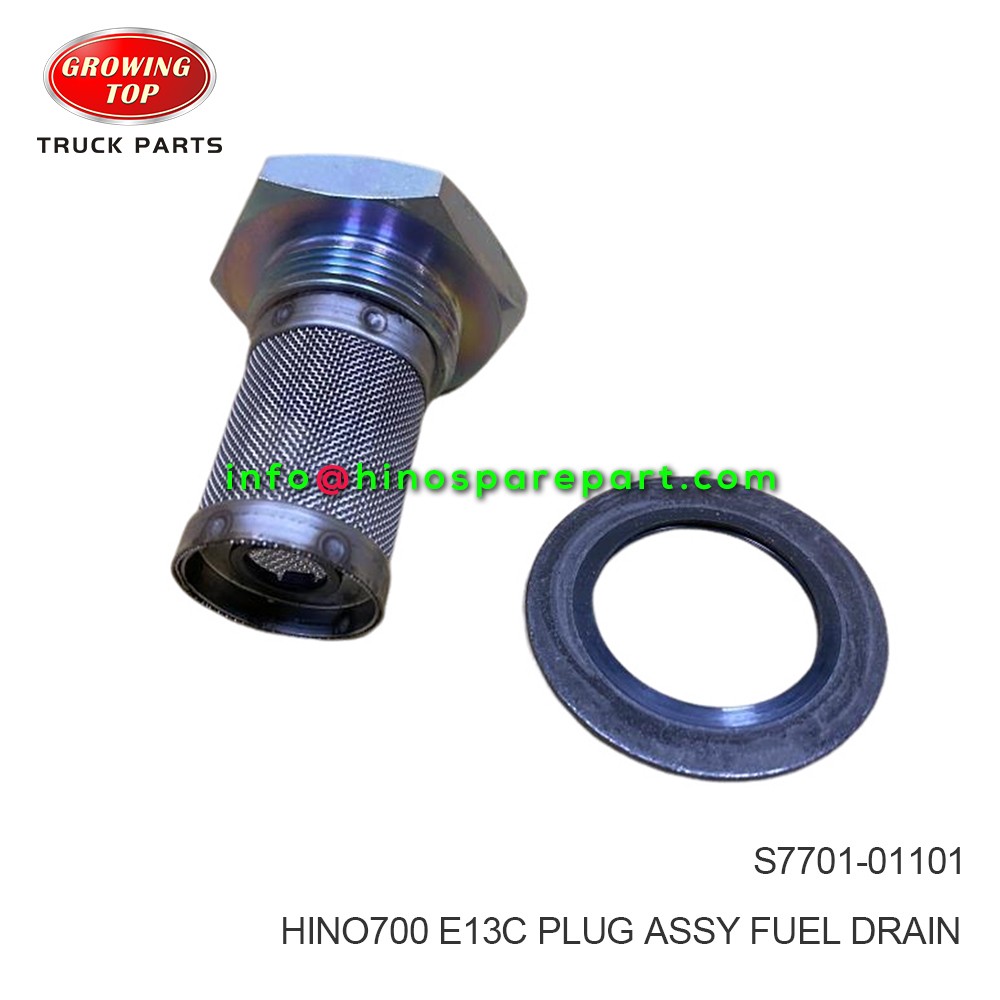 HINO700 E13C PLUG ASSY FUEL DRAIN S7701-01101