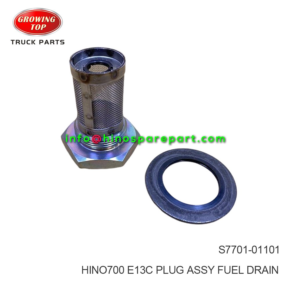 HINO700 E13C PLUG ASSY FUEL DRAIN S7701-01101