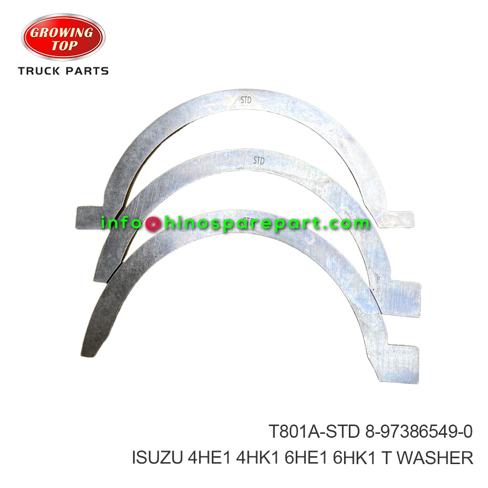 ISUZU 4HE1 4HK1 6HE1 6HK1 T WASHER T801A-STD