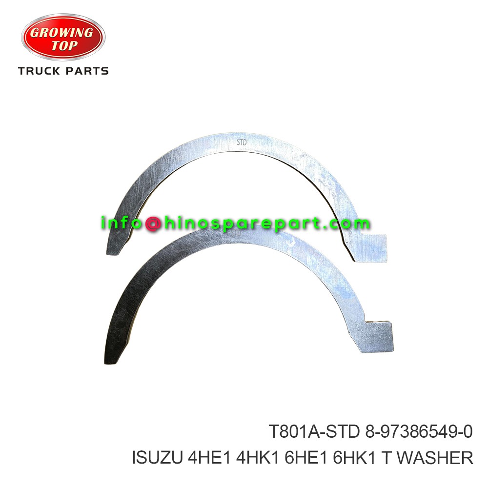 ISUZU 4HE1 4HK1 6HE1 6HK1 T WASHER T801A-STD