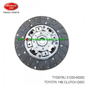 TOYOTA 14B CLUTCH DISC TYD078U