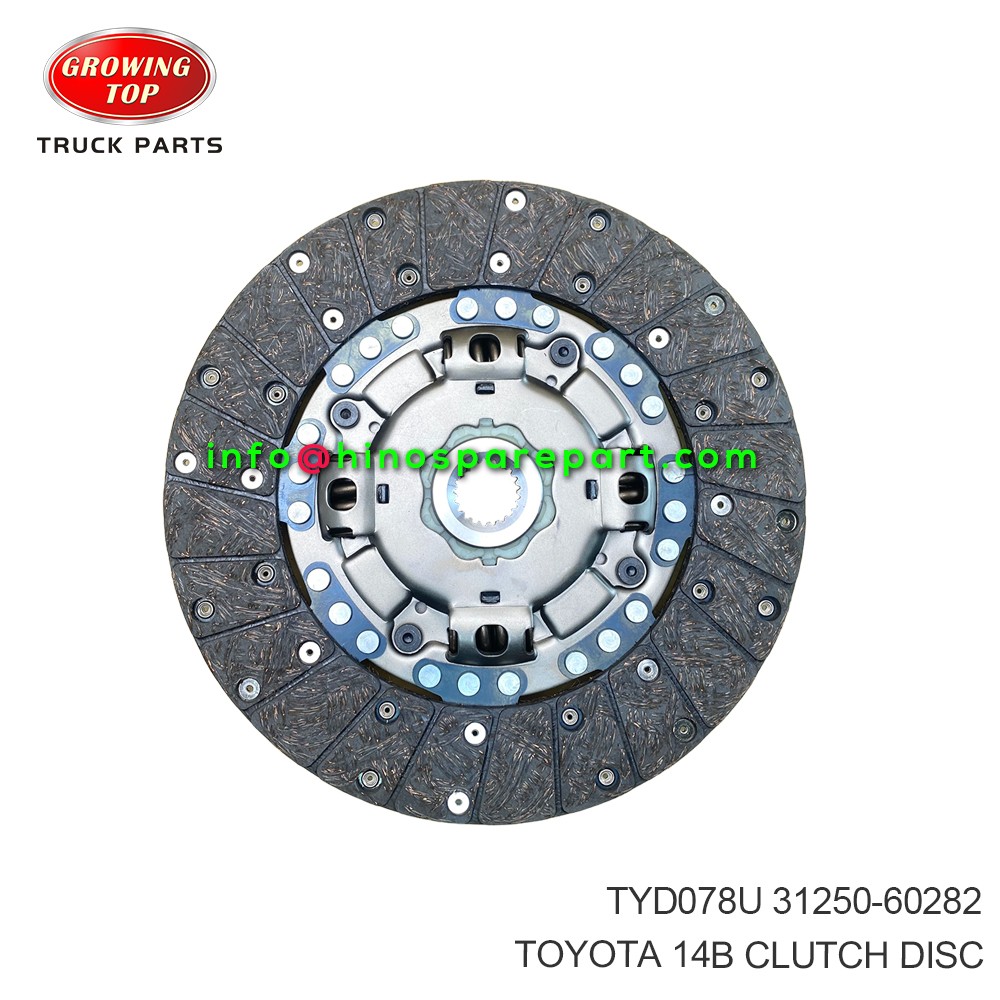 TOYOTA 14B CLUTCH DISC TYD078U