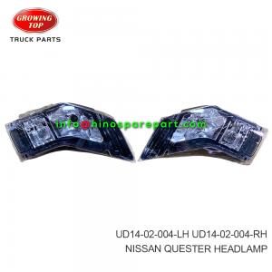 NISSAN QUESTER HEADLAMP UD14-02-004-LH