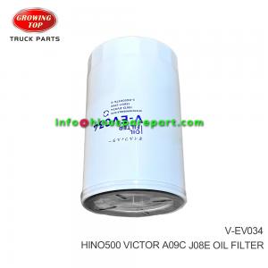 HINO500 VICTOR A09C J08E OIL FILTER V-EV034