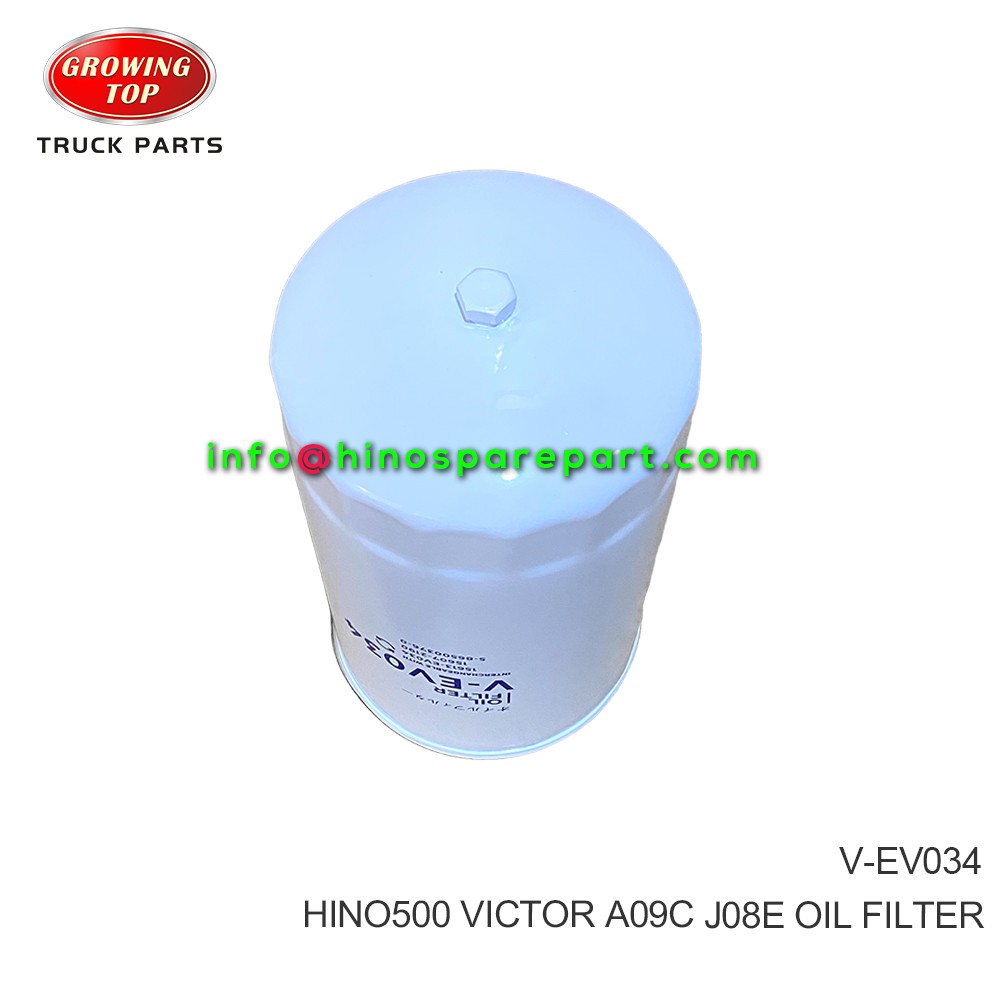 HINO500 VICTOR A09C J08E OIL FILTER V-EV034