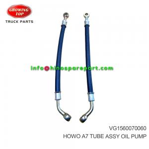 HOWO A7 JET  TUBE ASSY OIL PUMP VG1560070060 HOWO A7 JET  TUBE ASSY OIL PUMP VG1560070060