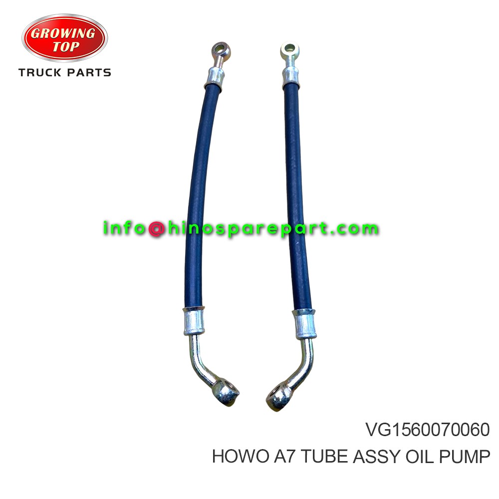 HOWO A7 JET TUBE ASSY OIL PUMP VG1560070060