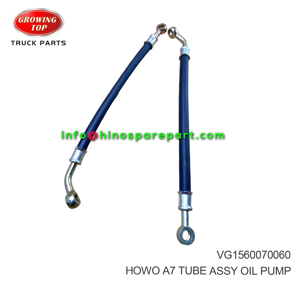 HOWO A7 JET  TUBE ASSY OIL PUMP VG1560070060