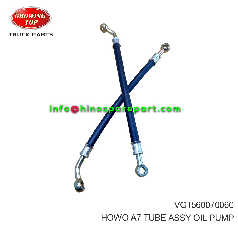 HOWO A7 JET  TUBE ASSY OIL PUMP VG1560070060