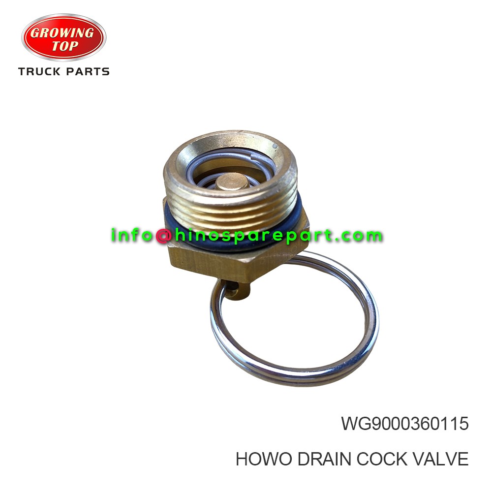 HOWO DRAIN COCK VALVE WG9000360115