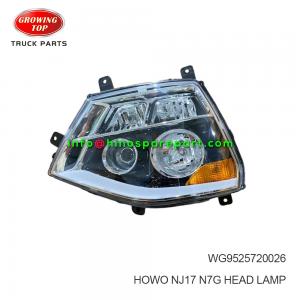 HOWO NJ17 N7G HEAD LAMP WG9525720026 HOWO NJ17 N7G HEAD LAMP WG9525720026