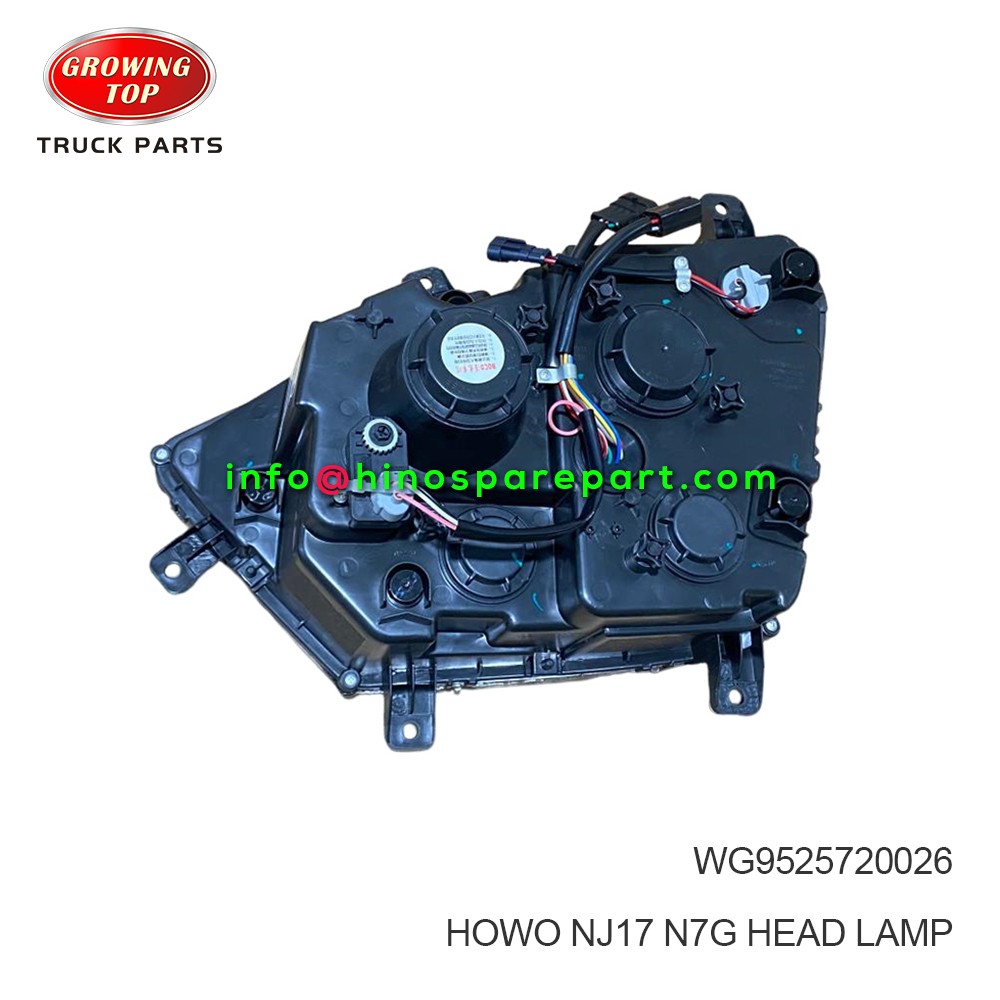 HOWO NJ17 N7G HEAD LAMP WG9525720026