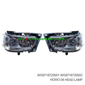 HOWO 08 RHD  HEAD LAMP WG9716720001