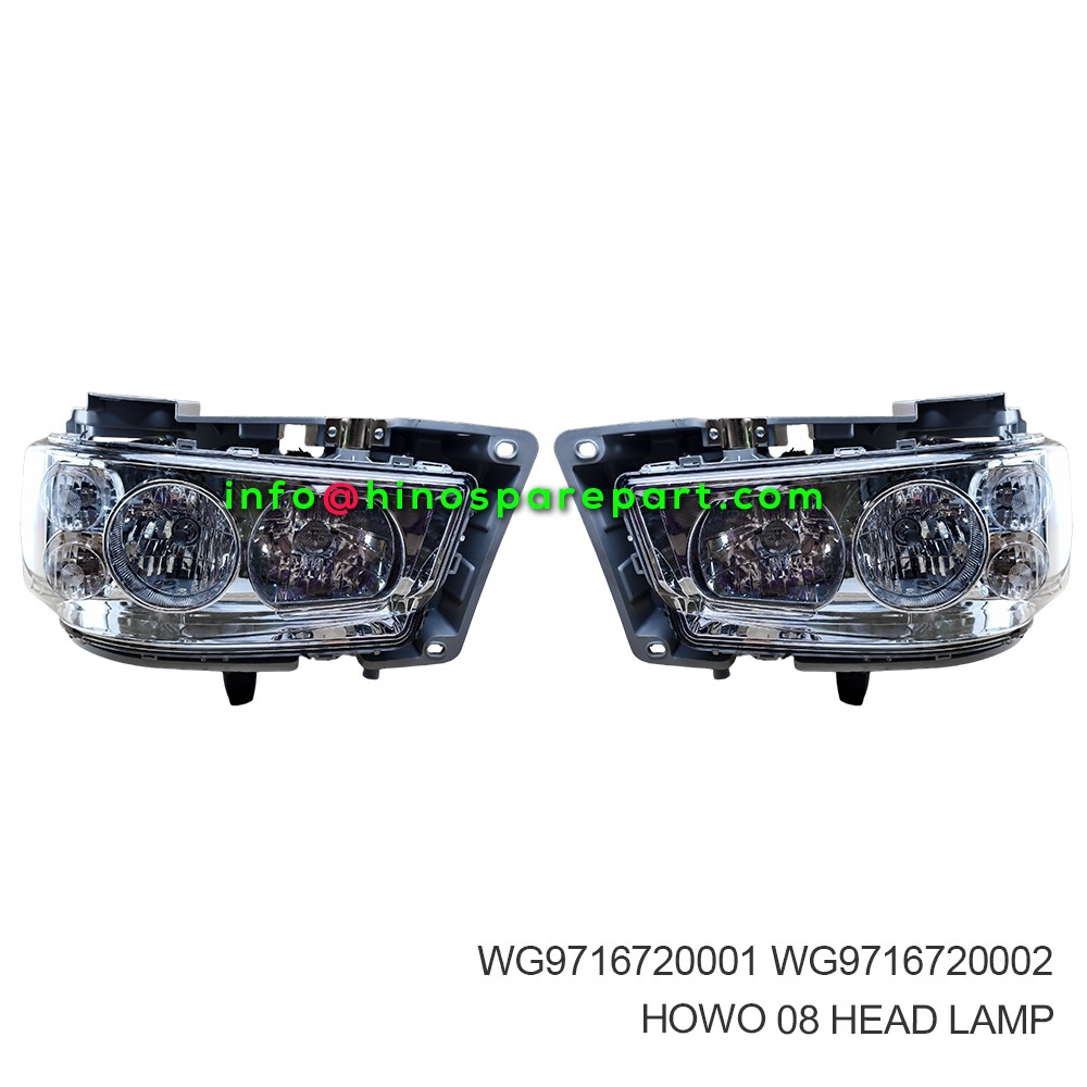 HOWO 08 RHD HEAD LAMP WG9716720001