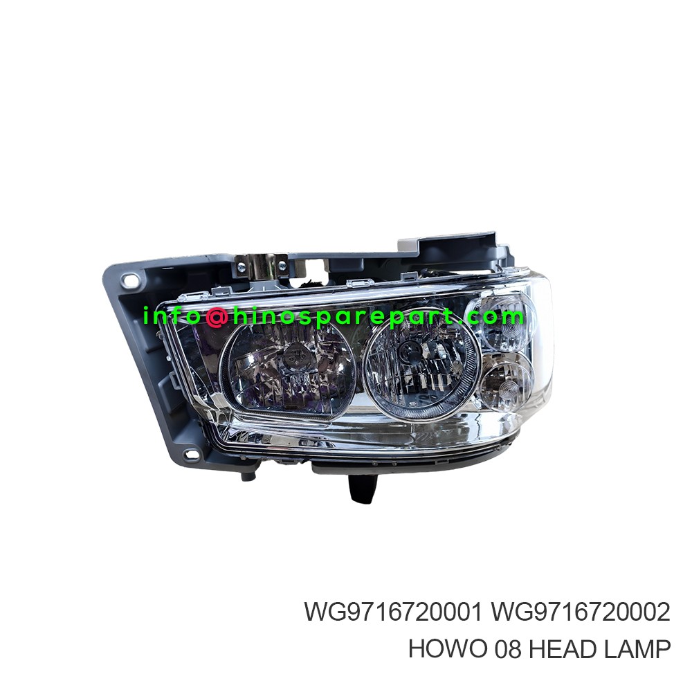 HOWO 08 RHD HEAD LAMP WG9716720001