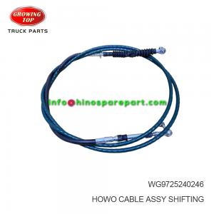 HOWO CABLE ASSY,SHIFTING WG9725240246
