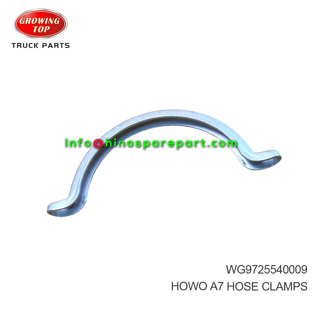 HOWO A7 HOSE CLAMPS WG9725540009