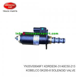 KOBELCO SK200-8 SOLENOID VALVE YN35V00049F1 KOBELCO SK200-8 SOLENOID VALVE YN35V00049F1