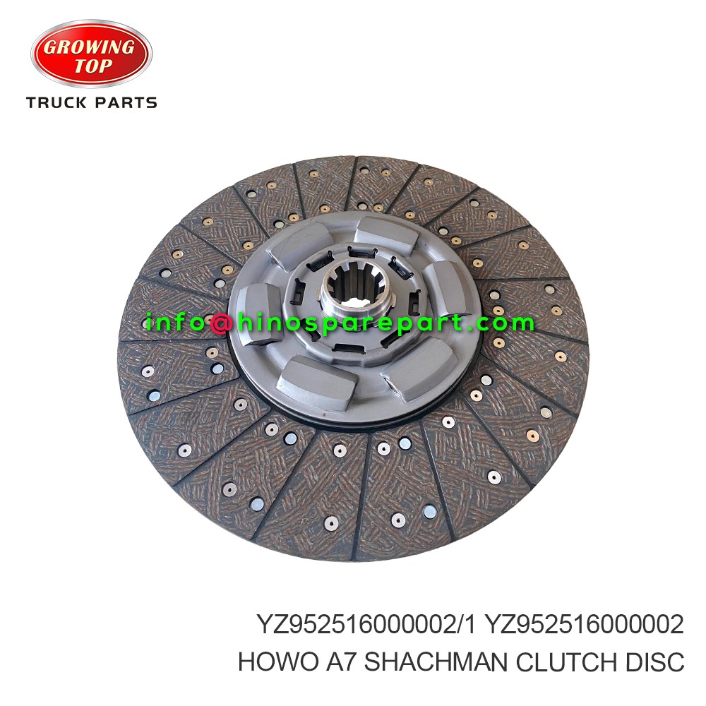HOWO A7 SHACHMAN CLUTCH DISC YZ952516000002 1