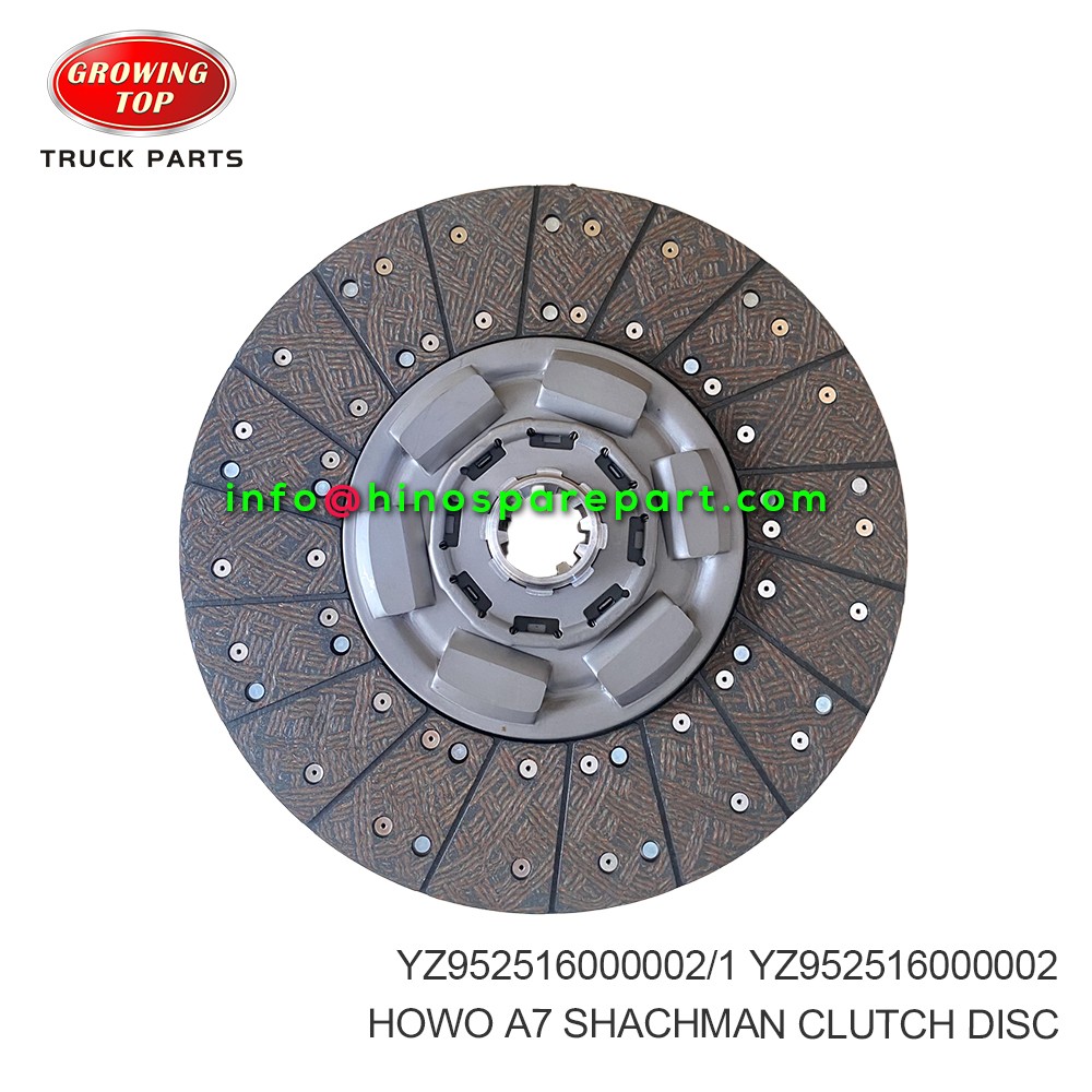 HOWO A7 SHACHMAN CLUTCH DISC YZ952516000002 1