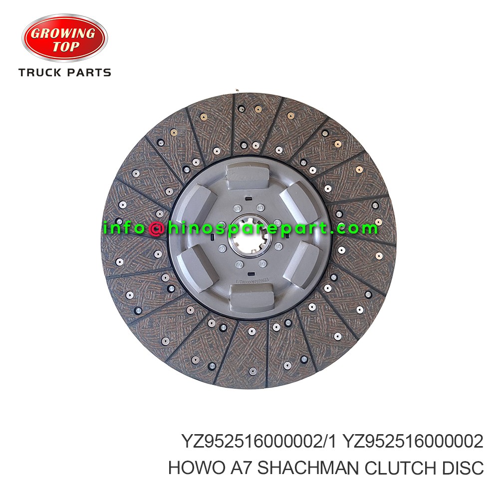 HOWO A7 SHACHMAN CLUTCH DISC YZ952516000002 1