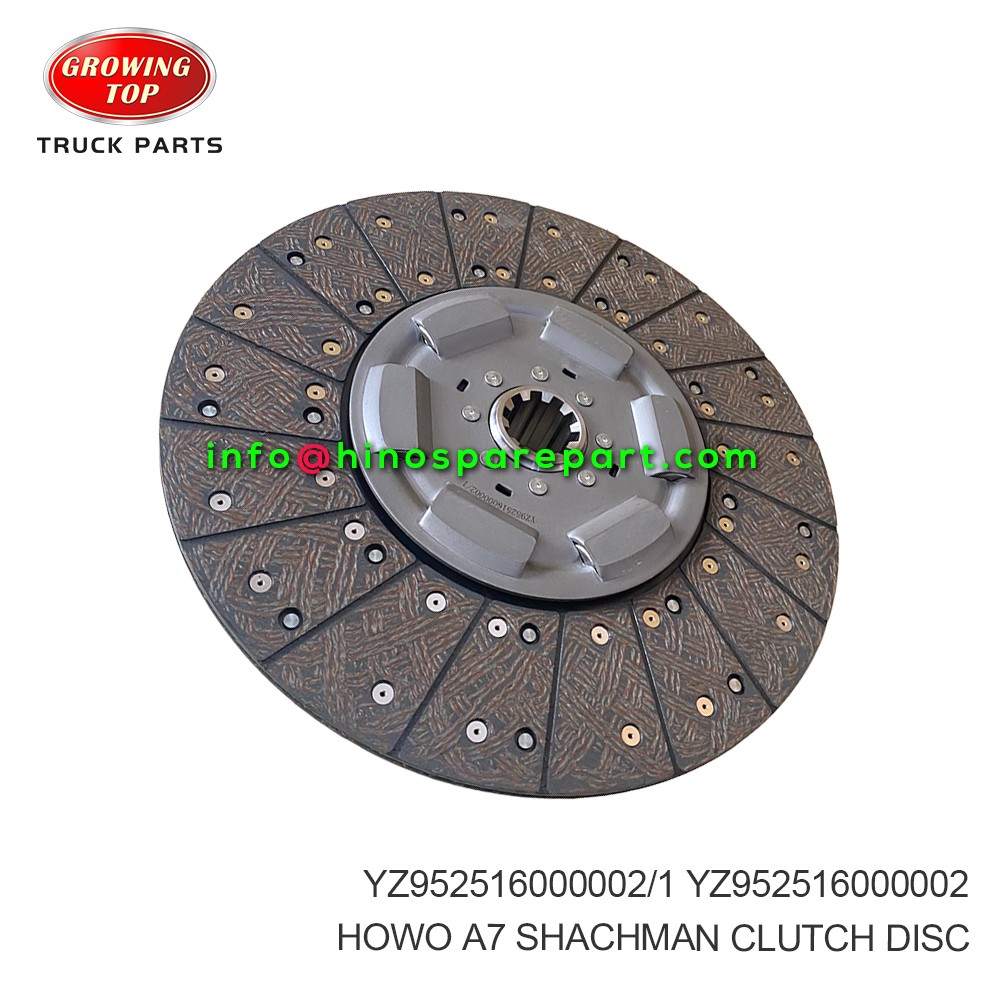 HOWO A7 SHACHMAN CLUTCH DISC YZ952516000002 1